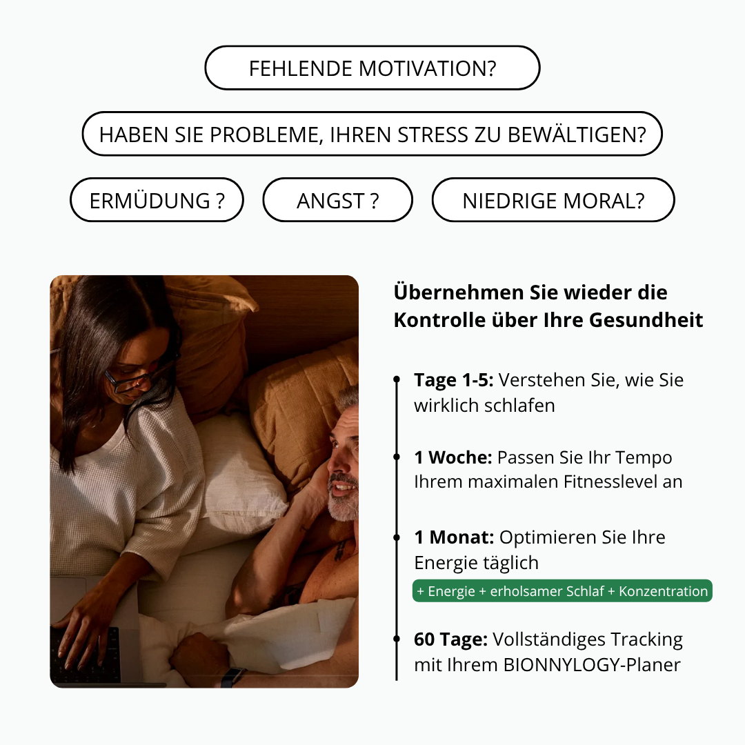 BIONNY 4.0 - Der biometrische Gesundheitstracker, der Ihren Körper besser versteht als Sie selbst.