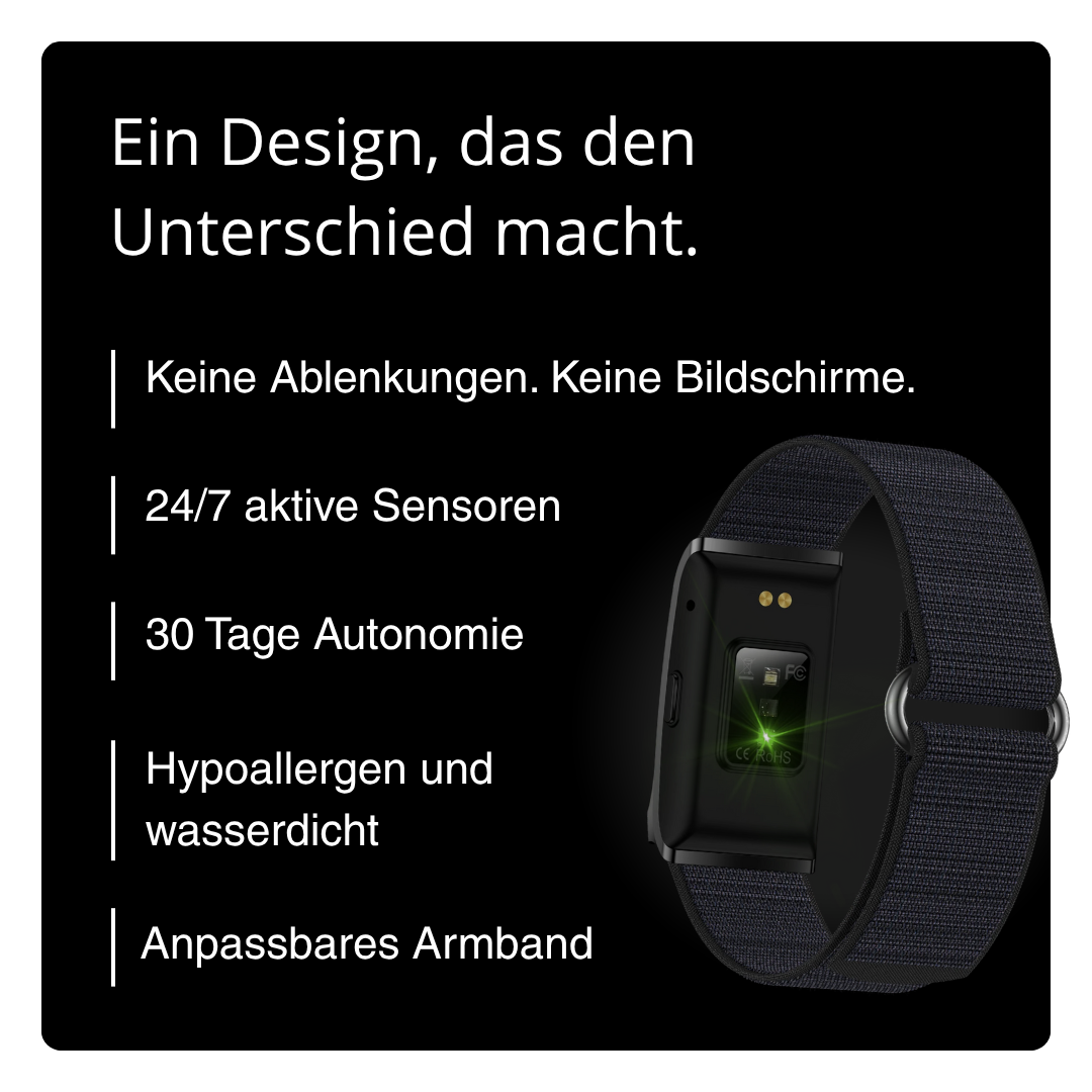 BIONNY 4.0 - Der biometrische Gesundheitstracker, der Ihren Körper besser versteht als Sie selbst.