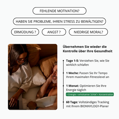 BIONNY 4.0 - Der biometrische Gesundheitstracker, der Ihren Körper besser versteht als Sie selbst.